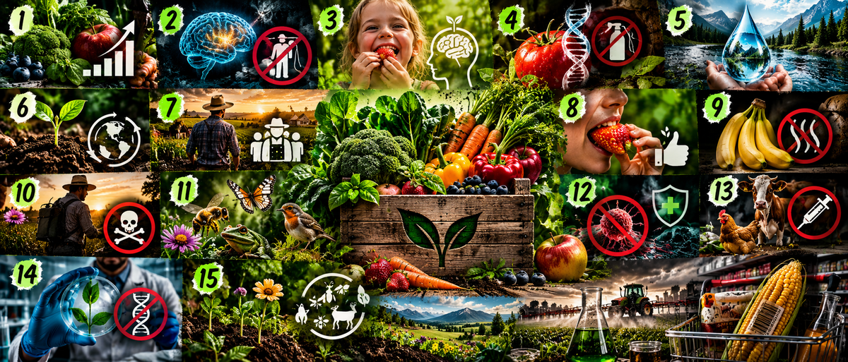 15 raisons de manger organique