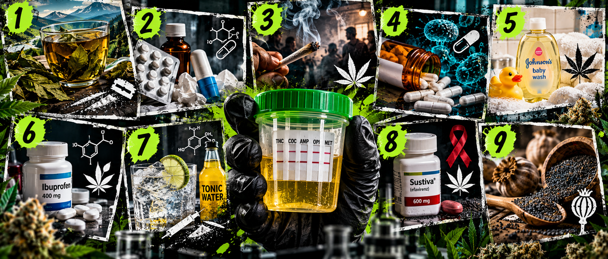 9 Façons Étranges de Tester Positif aux Drogues