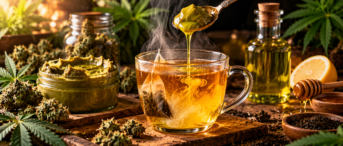Infusion cannabis avec beurre/huile