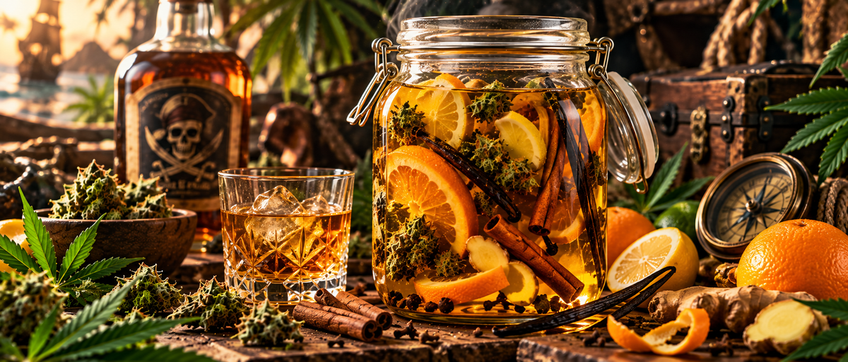 Rhum Arrangé au Cannabis