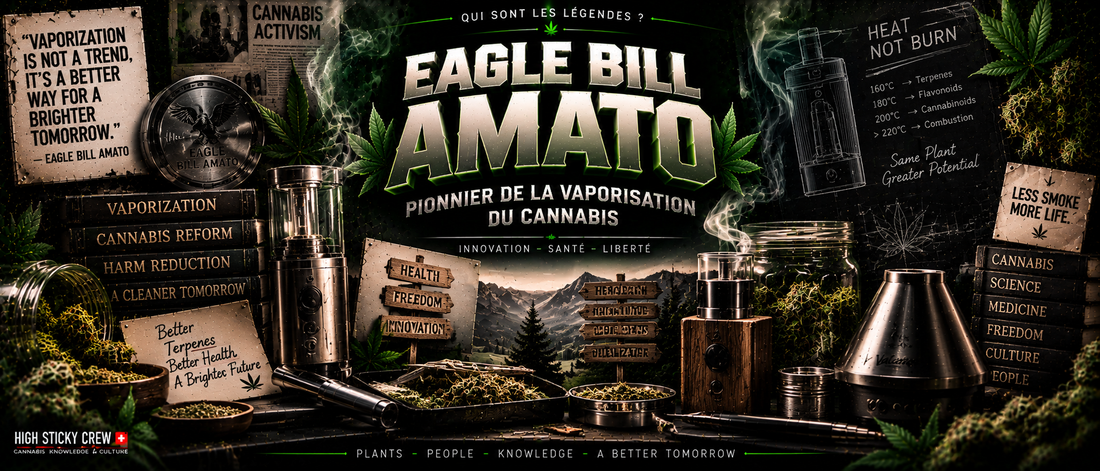 Eagle Bill Amato : Pionnier de la Vaporisation du Cannabis